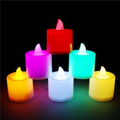 Electronic candle lamp creative wedding birthday confession marriage proposal atmosphere layout props led simulation electronic