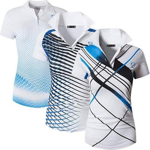 Jeansian 3 Pack Women Casual Short Sleeve T-Shirt Tee Shirts Tshirt Golf Tennis Badminton SWT251 PackG (Please choose US size)