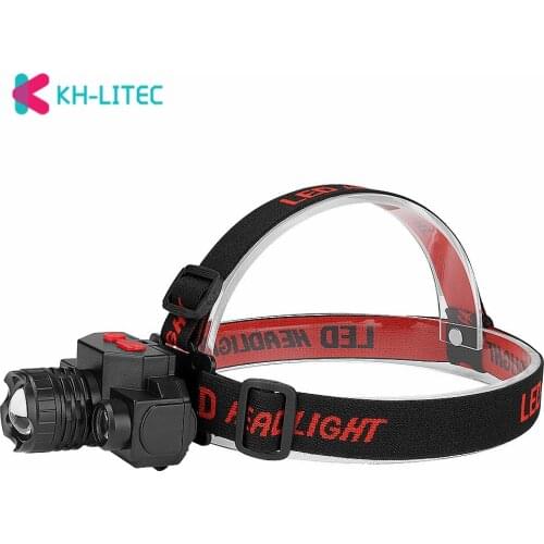 4 Modes 1*XPE+2*COB LED Headlamp Telescopic Zoom Function Waterproof Headlight USB Charging Headlight For Outdoor Camping Hiking