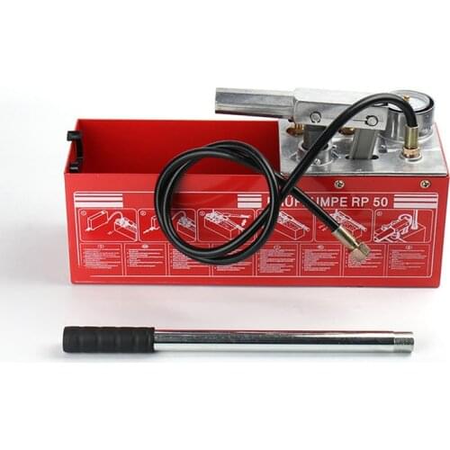 Pressure Test Pump 50 Bar 726 PSI Hydrostatic Test Pump 3 Gallon Tank for Pipeline Pressure Container Irrigation Firemen