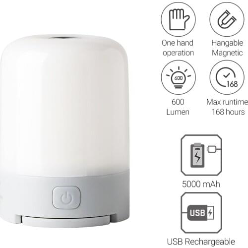 NEW Multi-function Lantern 600 Lumen Ultra Bright Compact Outdoor Lantern USB Rechargeable with 6 Modes for Camping Daliy Use