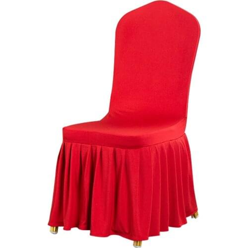 Solid Color Spandex Chair Cover Elastic Removable Stretch High Back for Sofa Armchairs for Wedding Hotel Banquet Office