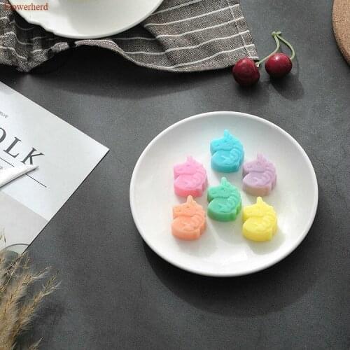 New 7 Little Unicorns Fondant Cake Silicone Mold Cake Decorating Tool DIY Chocolate Biscuit Mold Birthday Decoration Baking Tool