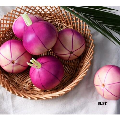 Dining room hall Kitchen cabinet hotel supermarket store shop decoration artificial fake vegetables simulation onion model props