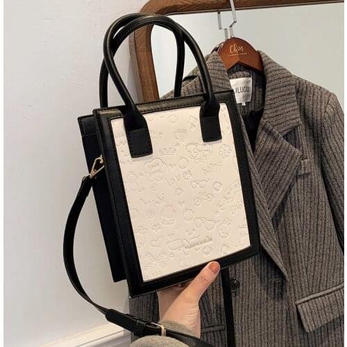 Popular Hit Color Bags Female 2021 New Trendy Fashion Ladies Western Style Niche One-shoulder Messenger Bag Portable Tote Bag