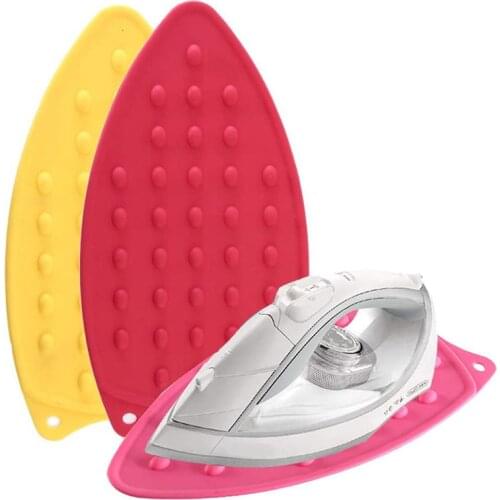 Thicker Silicone Iron Hot Protection Heat-Resistant Dotted Bubbled Ironing Blanket Portable Iron Rest Pad Flexible Ironing Board