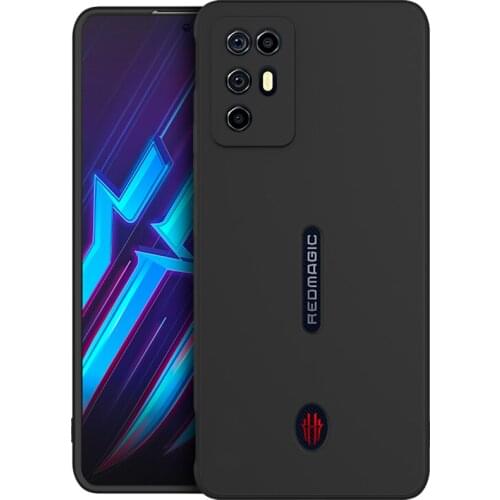 Liquid Silicone Protective Camera Lens Soft TPU Back Cover Cases For Nubia Red Magic 6 Pro 6R Bumper Shockproof Fundas