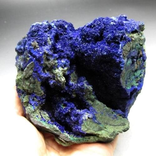 1137g Azurite+Malachite Geode - crystals and stones healing Mineral specimen Home Decor feng shui decoration