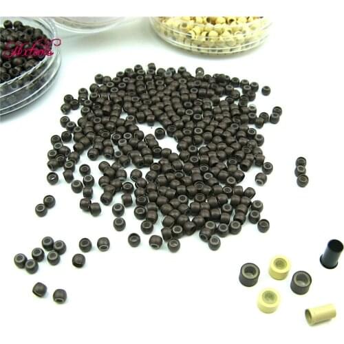3.0mm 2000units silicone nano beads 8 Color options micro nano bead with silicone line for nano tip hair Hot Sale
