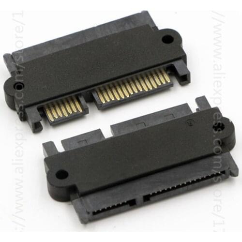 SATA 22P 7+15 Male to SATA 22Pin 7 15 Female Convertor Adapter
