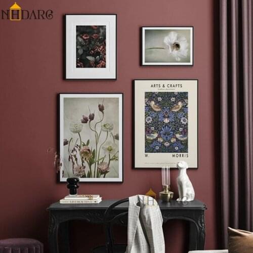 Flower Plant Bird Nature Landscape Modern Canvas Print Painting Poster Wall Art Rainforest Decoration Living Room Home Decor