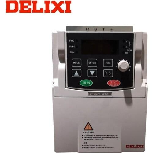 DELIXI E100 E102 0.4-22KW 220v 3 phase motor Stable 50hz to 60hz 11kw Variable Frequency Drive Inverter Converters