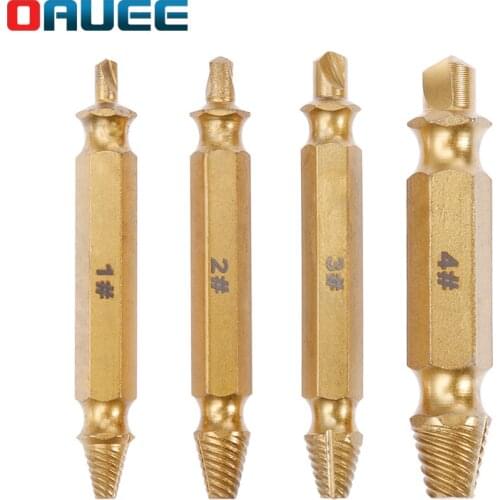 Sliding teeth broken screw removal tool High Speed Steel screwdriver double-headed screw bit broken wire extractor removal tool