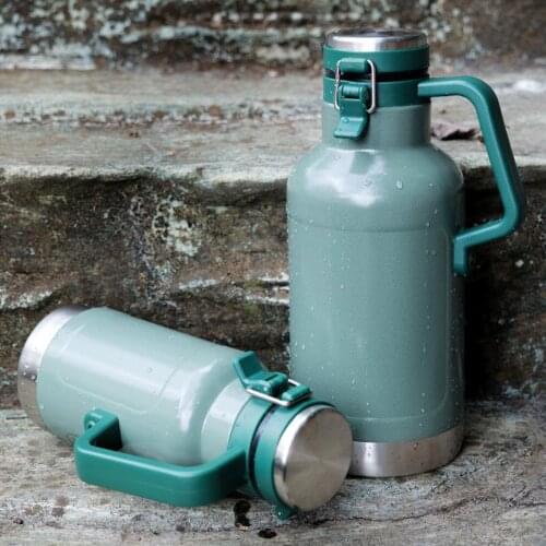 Cold Hot Classic Vacuum Insulated Wide Mouth Bottle Stainless Steel Mug Pot