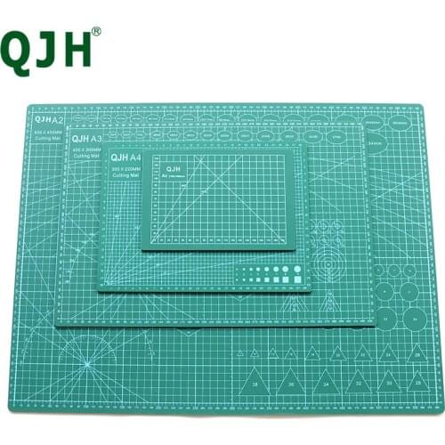 PVC Cutting Mat A1/A2/A3/A4/A5 Self-repairing Leather Crafter Plate Green Table Protection Board DIY Leather Making Assist Tool