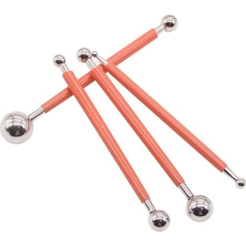 8-head stainless steel creasing pen pill stick 4-piece set of baking tools household DIY fondant cake mold kitchen tool set