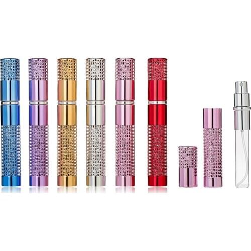 MUB - 5ml Refillable Portable Mini perfume bottle Traveler Metal Spray Atomizer Empty Travel Perfume Bottle