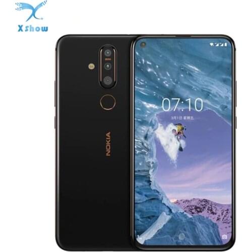Global Rom Nokia X71 Mobile Phone 6GB RAM 6.39" Snapdragon 660 Octa Core Android 9 48MP Camera Fingerprint 4G LTE Mobile Phone
