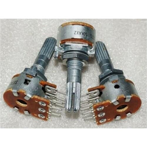 3pc Original ALPS 16 Type 50KAX2 Potentiometer