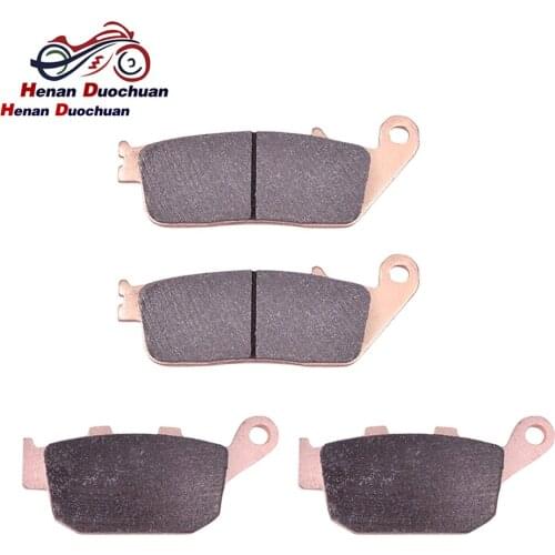 Front Rear Brake Pads For HONDA CBR250 CBR250R MC19 VT250 VT250F Spada Castec VT CBR VTR 250 VTR250 MC33 CB-1 CB400F CB400 CB 40