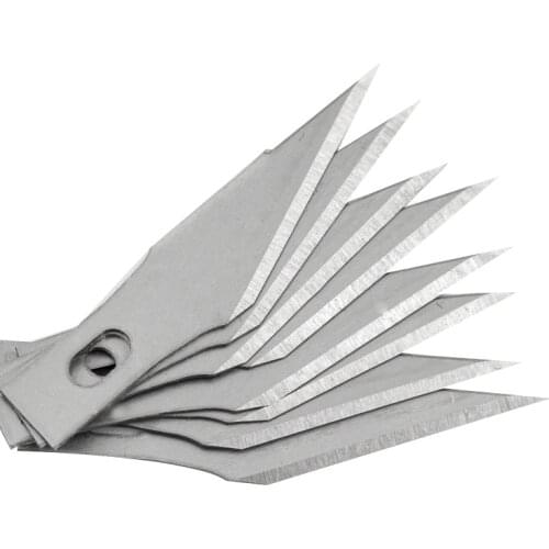 Replacement Hobby Blade Spare Blades Steel Craft Knife Blades for DIY Art Work Cutting ,200PCS