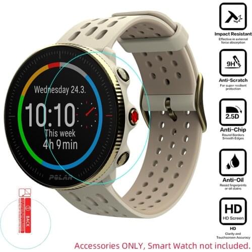 Tempered Glass Clear Protective Film Guard For Polar Vantage M2 Watch Sport Smartwatch Screen Protector Cover Protection