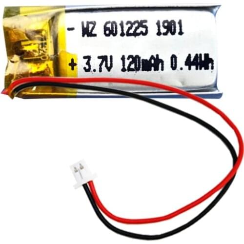 Factory Direct 601225-120mah Bluetooth Headphone Reading Pen 3.7V Rechargeable Polymer Lithium Battery