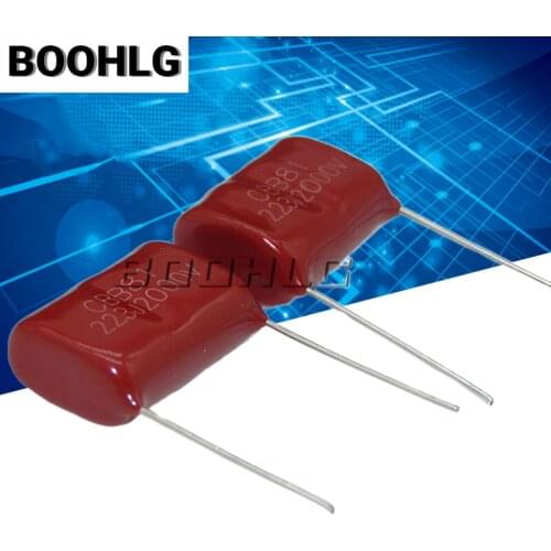 20PCS 223J2000V 0.022uF 2000V 2KV CBB 223 22NF 223J 2000V CBB81 Polypropylene Film Capacitor Pitch 20mm