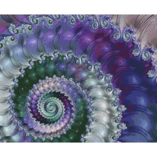 2020 Gold Collection Embroidery Fractal Cross Stitch Pattern Maker App with 100% Cotton Floss & Free Shipping for Home Decor