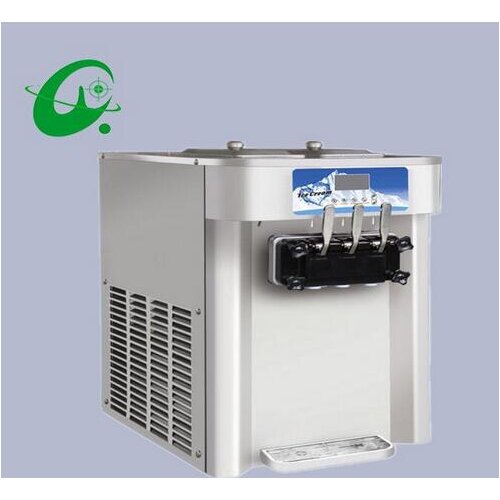 20L/H Soft Ice cream making maker machine Air Cooling Mini 3 flavor Soft Serve ice cream machine With CE