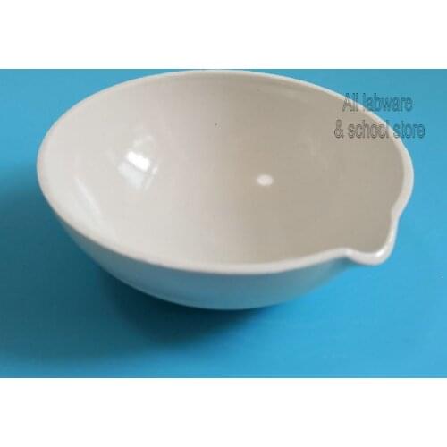 5pcs/set 125ml 150ml 200ml 250ml 300ml Ceramic Evaporating Dish, Salt Crystal Production, Porcelain Chemical Equipment