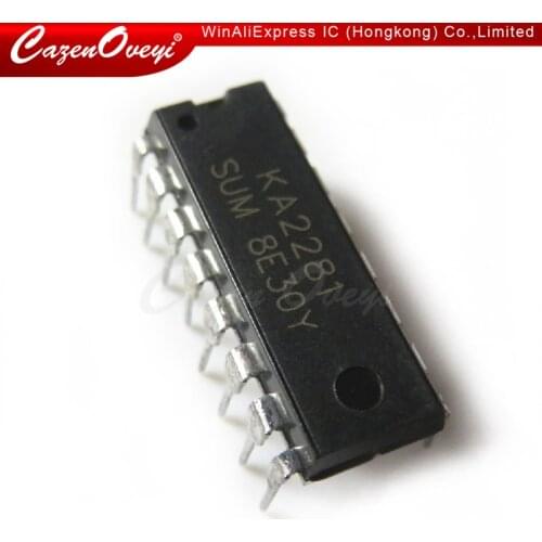 5pcs/lot KA2281 DIP16 new and original In Stock