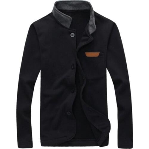 80% HOT SALES！！！Autumn Winter Men Casual Long Sleeve Pocket Buttons Coat Warm Jacket Outerwear