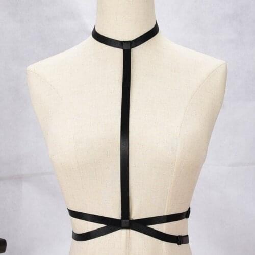 Body Cage Rock Pub Girl Cute Fashion Designed Open Crotch Panties Harness Garter Punk bondage lingerie ligas sexy