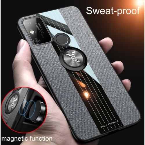 Phone Cover For OPPO A1 A3S A5S A7X A8 A9X A11X A15 A31 A32 A39 A52 A53 A55 A57 A59 Case Fabric Magnetic Ring Soft Hard Cases