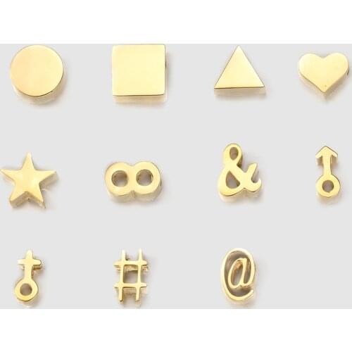 EManco DIY Designer Charms for Jewelry Making Handmade Bracelet Making Necklace Charms Gold Chain Jewellery Making Supplies