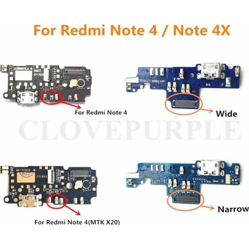 For Xiaomi Redmi Note 4 4X USB Charger Charging Port Ribbon Flex Cable Micro USB Dock Connector for Redmi Note 4 Note 4X