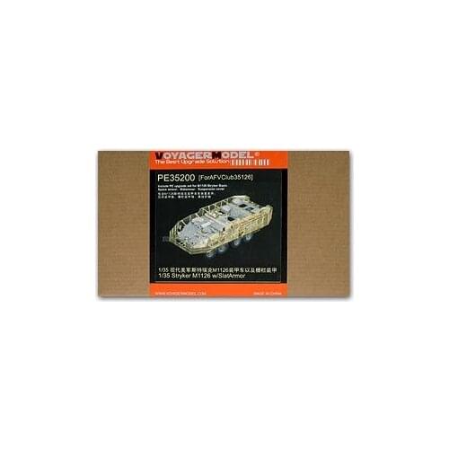 KNL HOBBY VOAZA PE35200 M1126 Stricker Wheeled Armored Vehicle with Additional Fence Armor Kit
