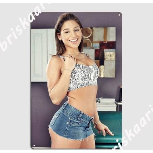 Beauty Abella Metal Sign Poster Living Room Design Cinema Garage Tin sign Poster