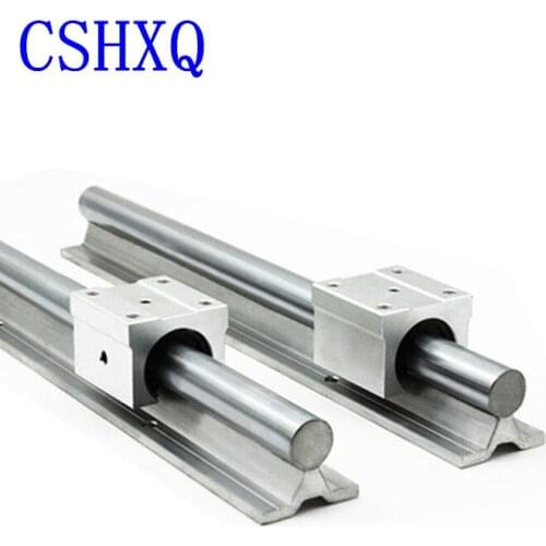 Linear Guide 2pcs SBR12 /16 /20 Length 250mm-950mm+ 4pcs SBR12 /16 /20UU Linear Blocks for CNC Parts