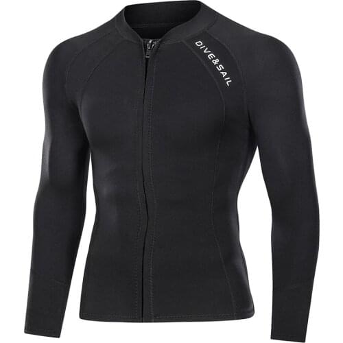 Men 2MM Neoprene Wetsuit Jackets Pants Scuba Diving Suit Surfing Snorkeling Spearfishing Kitesurf Underwater Fishing Equipment