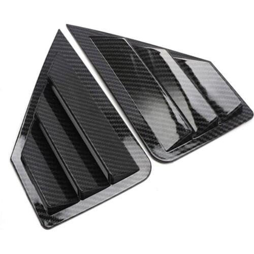 For Toyota C-HR CHR 2016-2020 Car Rear Side Window Louver Air Vent Scoop Shade Cover Blind Trim Accessories