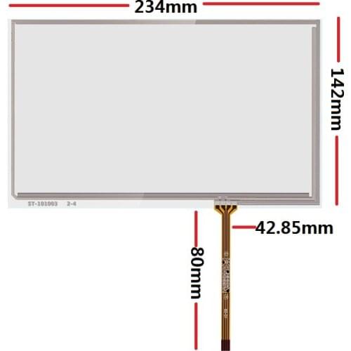 New 10.1 inch touch screen 228*148mm for B101UAN02.1 LCD 16:10 HD 1920*1200