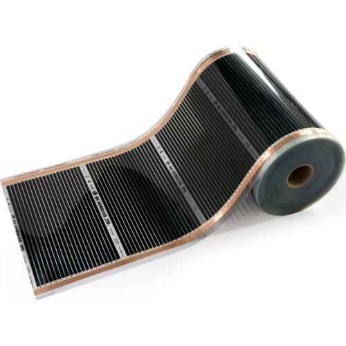 220V 220W 50cm-8Meters Width Healthy Floor Heating Infrared Underfloor Heating Carbon Film Heater Electric Floor Warming Mat