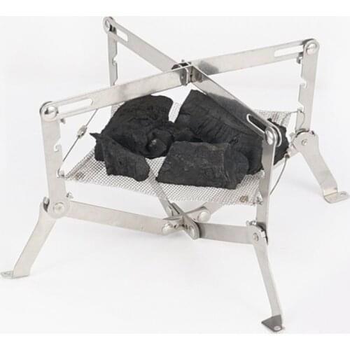 Stainless Steel BBQ Grill Folding BBQ Grill Mini Pocket BBQ Grill Barbecue Accessories For Home Park Use Portable