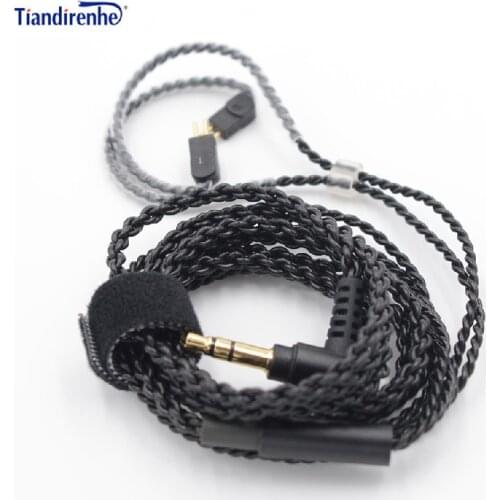 0.78mm 2pin 0.75 Upgrade line for Weston TFZ1964 W4r Um3x Es3Es5 Headphones Headset with mic on for iPhone Android IOS