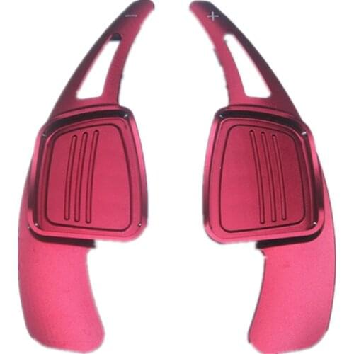 2pcs Shift Paddle for Audi A4L A5 Q7 TT TTS S4 Q2 S3 2015 2016 2017 Steering Wheel Aluminum Shift Paddle Shifter Extension