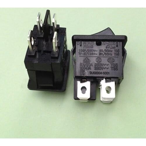 Rocker Switch Replacement RF-1003 15*21 Four-pin Two-position 250V 10A Power Switch