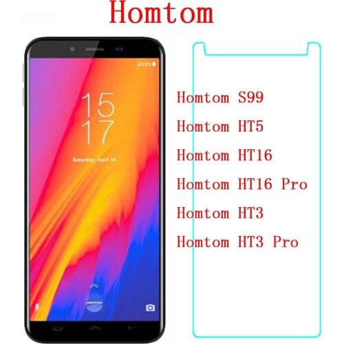 Premium Tempered Glass For Homtom S99 HT5 HT16 Pro HT3 Pro Screen Protector 9H Toughened Protective Film Protective FOR Homtom