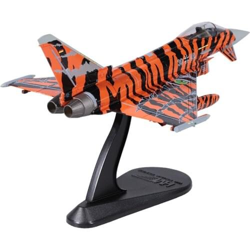 1/72 Luftwaffe Typhoon Fighter EF2000 Eurofighter NATO Tiger Club Die-casting Military Aircraft Model War Weapon Collection Toys